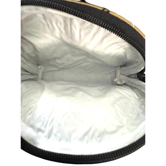 Set Of 3 Black Faux Leather Snake Print Nesting Cosmetic & Travel Bags - Picture 12 of 12